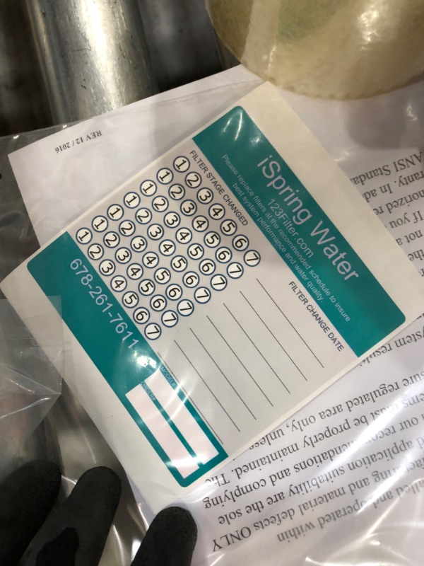 Photo 9 of iSpring RCC7AK, NSF Certified 75 GPD, 6-Stage Reverse Osmosis System, pH+ Alkaline Remineralization RO Water Filter System Under Sink, Superb Taste Drinking Water Filter
