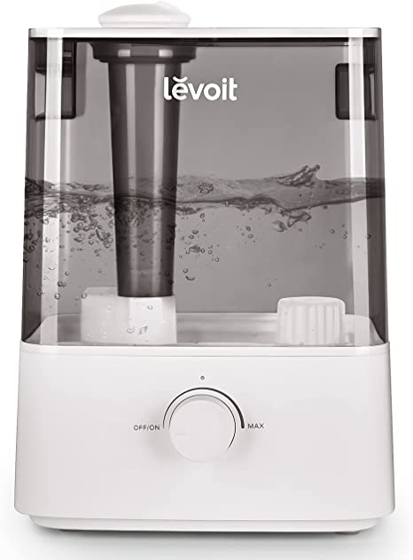 Photo 1 of **PARTS ONLY**

LEVOIT Cool Mist Humidifiers for Bedroom Large Room(6L), Lasts 60 Hours, Top Fill Design, 505 sq ft Coverage for Home, Plants & Whole House, Whisper Quiet, Easy to Use and Clean, Auto Shut off, Grey
