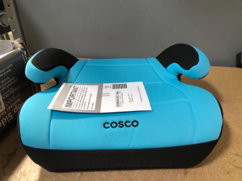 Photo 2 of Cosco Topside Booster Car Seat - Easy to Move, Lightweight Design (Turquoise)
