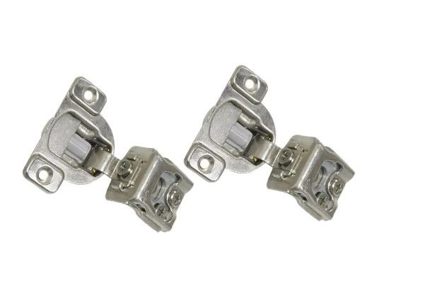 Photo 1 of 1-1/4 in. Overlay (35 mm) 110-Degree Soft-Close Face Frame Cabinet Hinge (PACK OF 17)