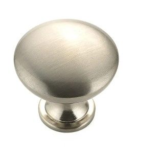 Photo 1 of **SET OF 8**
1-1/8 in. Brushed Nickel Contemporary and Modern Knob
