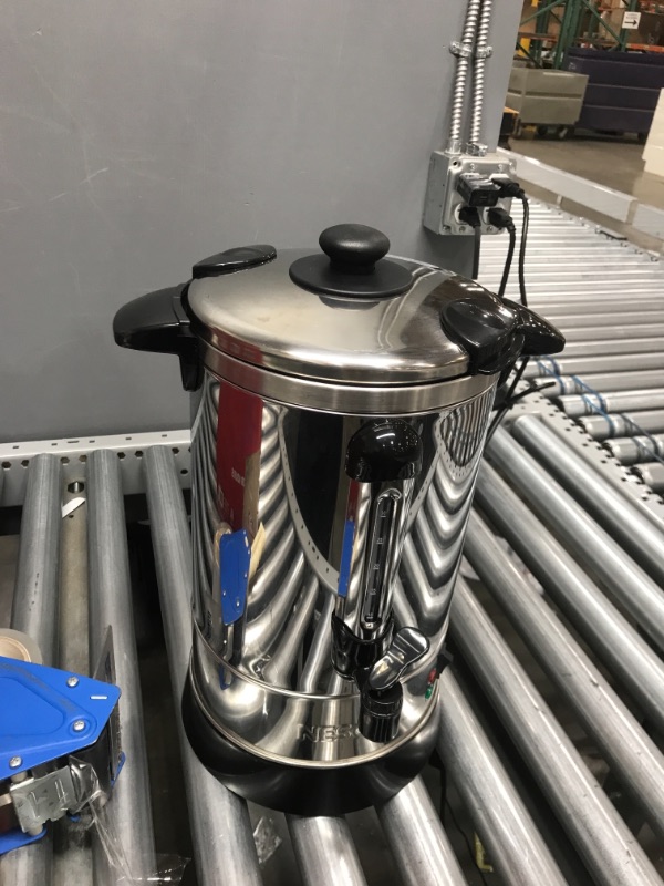 Photo 1 of **DAMAGED**
NESCO® CU-30 Professional Coffee Urn, 30 Cups, Stainless Steel

