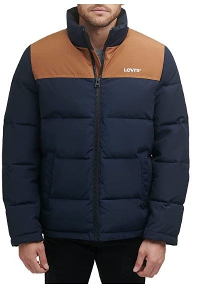 Photo 1 of Levi's mens Arctic Cloth Retro Bubble Puffer Jacket (Medium)
