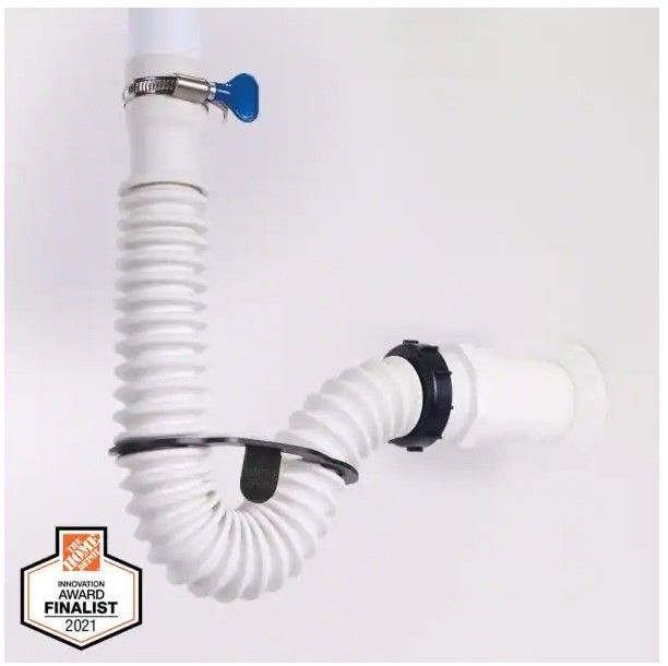 Photo 1 of 1.25 in. Rubber Threaded P-Trap Bathroom Single Sink Drain Kit
** ONLY HAS WHAT IS SHOWEN IN THE PHOTO**