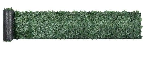 Photo 1 of 
Ivy Privacy Fence Screen 39 in. x 198 in. Faux Leaf Artificial Hedges 3-Layers Greenery Leaves Panel for Garden
