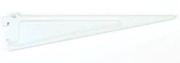 Photo 1 of ** SETS OF 4**
ShelfTrack 12 in. x .5 in. White Shelf Bracket
