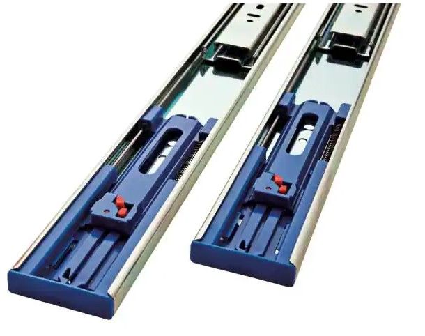 Photo 1 of 16 in. Soft-Close Full Extension Side Mount Ball Bearing Drawer Slide Set 1-Pair (2 Pieces)
