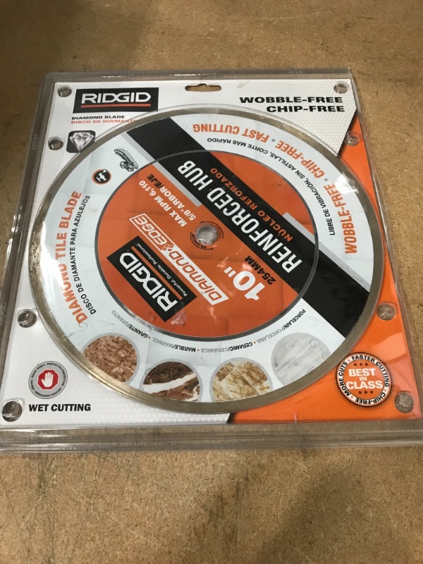 Photo 2 of 10 in. Reinforced Hub Tile Diamond Blade
