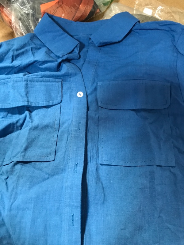 Photo 2 of BLUE BUTTON SHIRT
MAYBE SIZE S