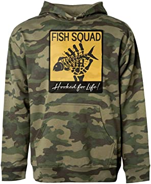 Photo 1 of Fish Squad carries those fleece jacket/ hoodies Rainjacket, Zip or Camo Hoodie for toddler, kids, youth, boys and girls.
SIZE: M