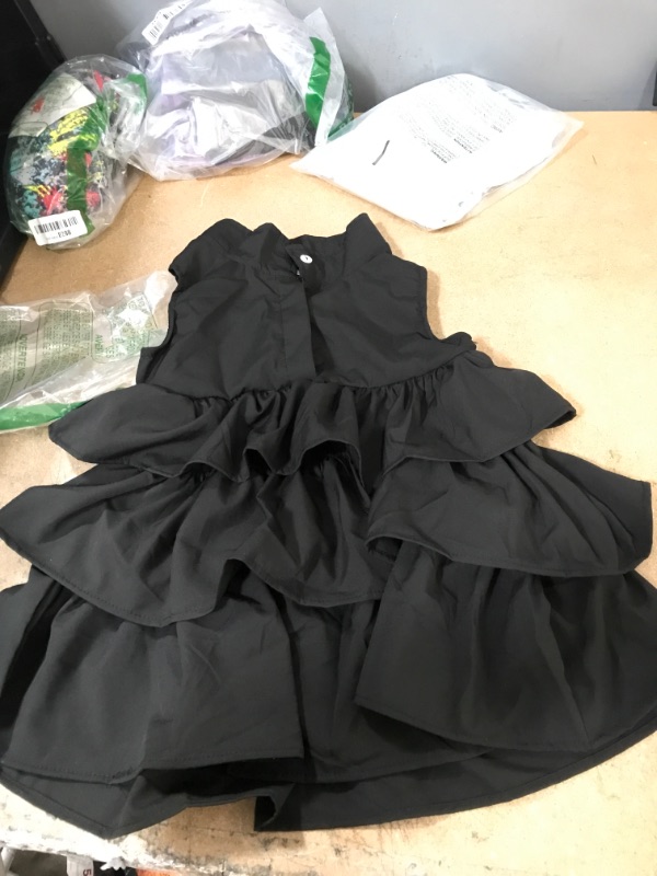 Photo 1 of BLACK FUFFLY DRESS
SIZE:110