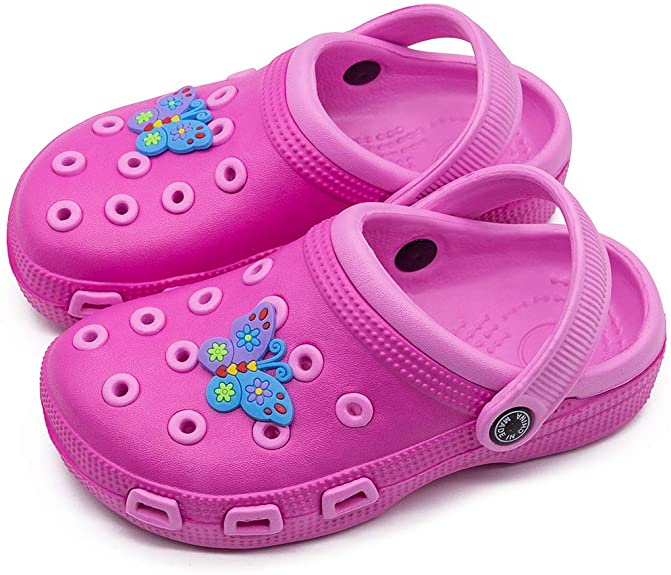 Photo 1 of eccbox Toddler Little Kids Clogs Cute Lightweight Garden Shoes Non-Slip Boys Girls Slide Sandals Summer Beach Water Shower Pool Slippers
SIZE: 5-6?