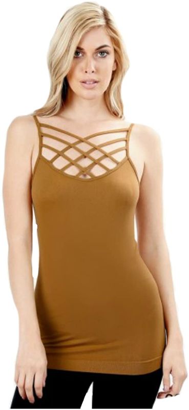 Photo 1 of ** SETS OF 2**
Seamless Triple Criss-Cross Front Cami (Multiple Colors & Sizes)
SIZE: L/XL