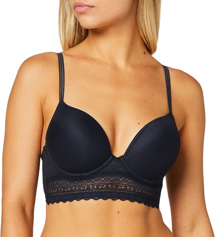 Photo 1 of Iris & Lilly Women's Push-Up Mesh Bra 34 B 
