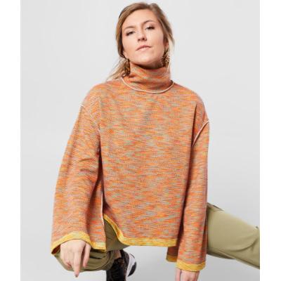 Photo 1 of Free People Sunny Days Turtleneck Top - Orange Small, Women's
