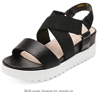 Photo 1 of DREAM PAIRS Women’s Open Toe Ankle Strap Platform Wedge Sandals
SIZE 10