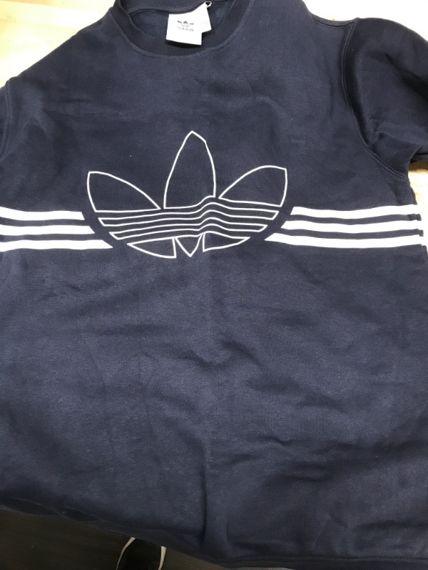 Photo 1 of ADIDAS UNISEX NAVY SWEATSHIRT 
SIZE S