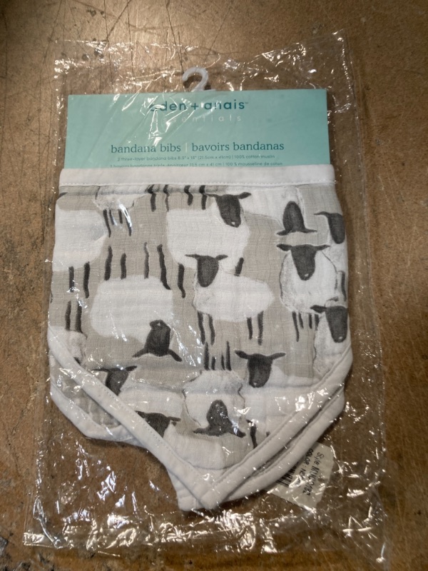 Photo 2 of Aden by Aden + Anais Baby Boys & Girls 2-Pack Pasture Cotton Bandana Bibs
