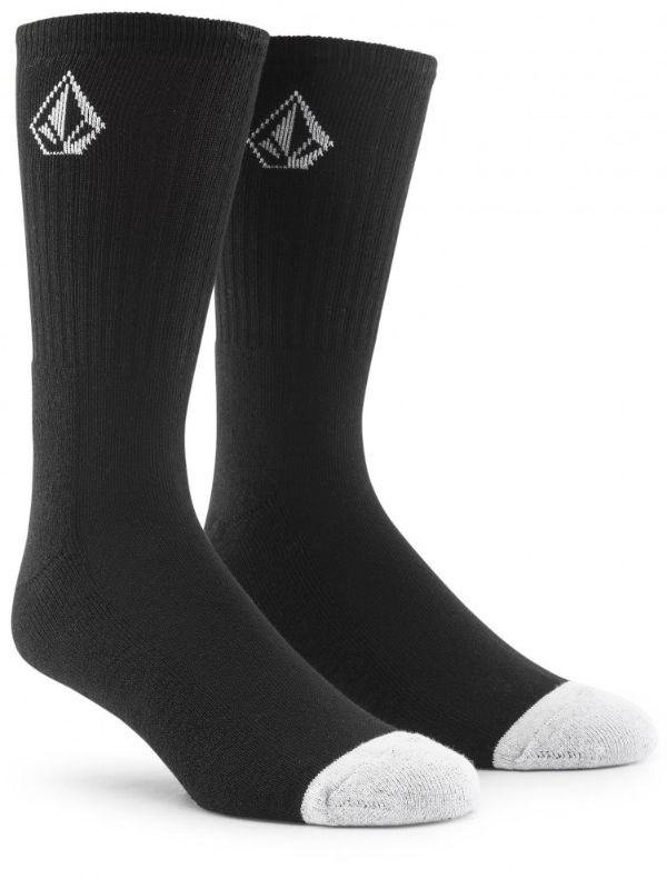 Photo 1 of Volcom Full Stone 3Pk Socks Black 
