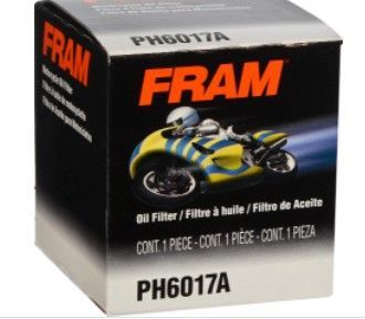 Photo 1 of FRAM Motorcycle/ATV Oil Filter, PH6017A for Select Harley-Davidson, Honda, Indian, Yamaha, Polaris, Triumph and Victory Models
