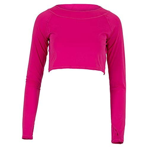 Photo 1 of BloqUV Women's Crop Top, Passion Pink, Small
