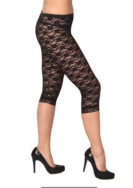 Photo 1 of isadora lace capri leggings s