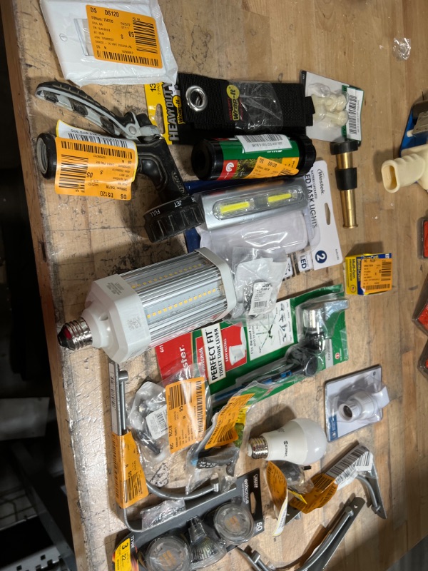 Photo 1 of **NOT REFUNDABLE** BUNDLE OF ASSORTED MISC HOME DEPOT GOODS, 