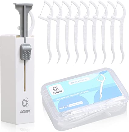 Photo 1 of 3PCKS  CCODDY Dental Floss Picks?Floss Picks ,Floss Sticks Free Automatic Pop-up Floss Box for Daily Carry
