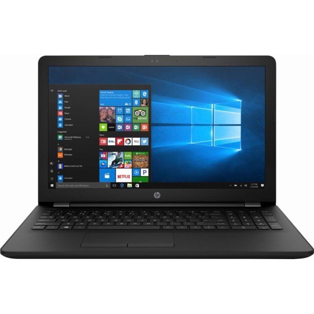 Photo 1 of *LAPTOP HAS PREVIOUS OWNER NAME, NEEDS TO BE FACTORY RESET*
15.6" Laptop, AMD Dual-Core A6-9220, 2.5GHz, 500GB Hard Drive, 4GB Memory, Windows 10, Webcam, Jet Black
