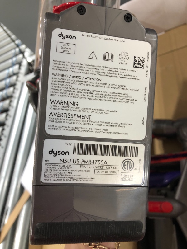 Photo 3 of Dyson V10 Allergy Cordless Stick Vacuum Cleaner, Blue
