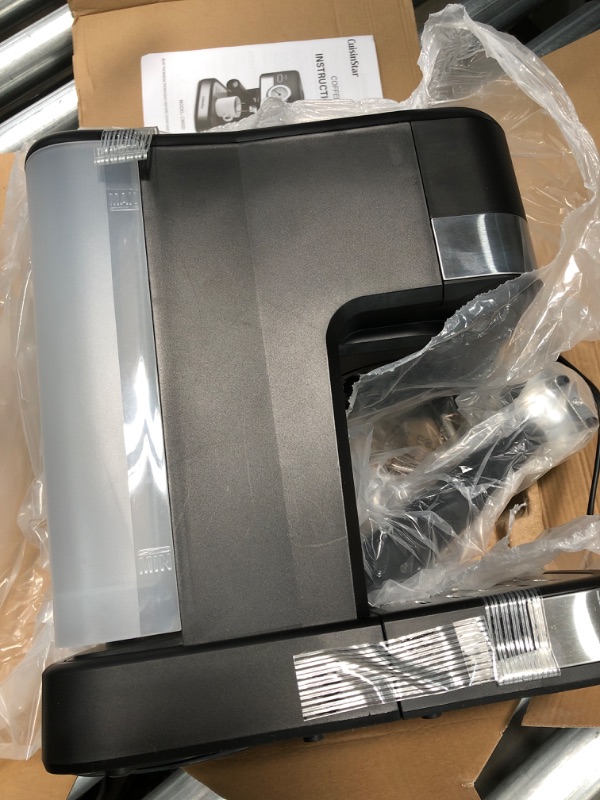 Photo 2 of CuisinStar Espresso Machine 15 Bar, Espresso Coffee Machine with Milk Frother Wand, 1100W Fast Heating Coffee Maker with 1.5L Removable Water Tank For Espresso Cappuccino Latte