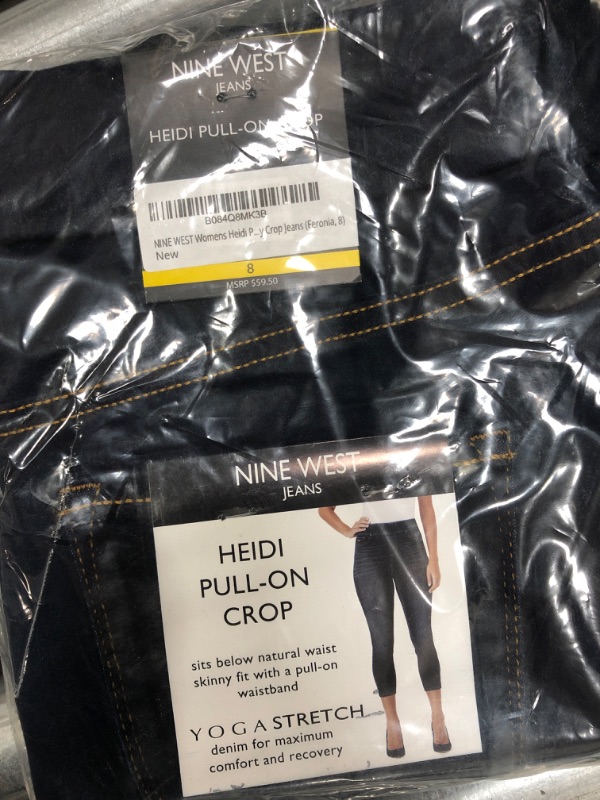 Photo 2 of NINE WEST Heidi Pull-on Crop Skinny Jeans size: 8