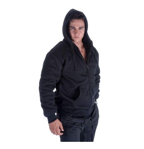 Photo 1 of LeeHanTon Zip Up Sherpa Lined Mens Hoodie, L