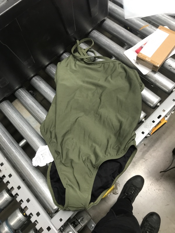 Photo 1 of JOLYN Jackson Swim Onesie in Army - Size 38 - by JOLYN
