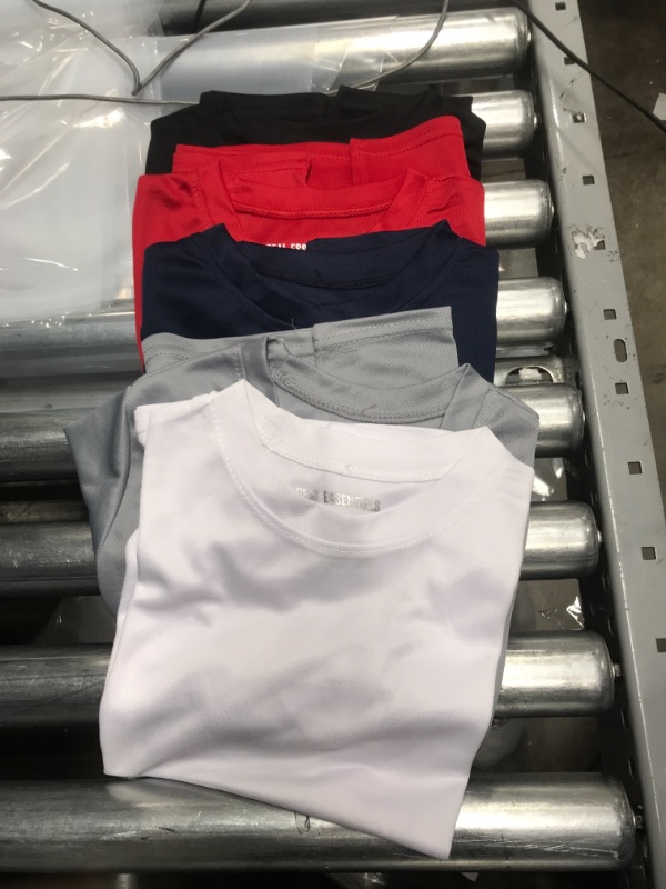 Photo 2 of 5 Pack: Youth Mesh Short-Sleeve T-Shirt Boys & Girls, Boys Small