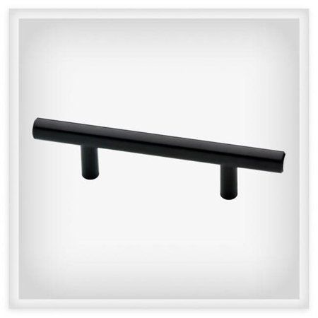 Photo 1 of 272089 3 in. Center to Center Cabinet Bar Pull, Matte Black
18 pcs