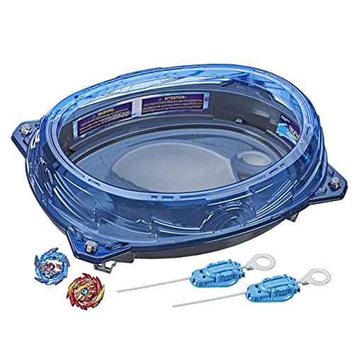 Photo 1 of BEYBLADE Burst Surge Speedstorm Volt Knockout Battle Set – Complete Battle Game Set with Beystadium, 2 Battling Top Toys and 2 Launchers
