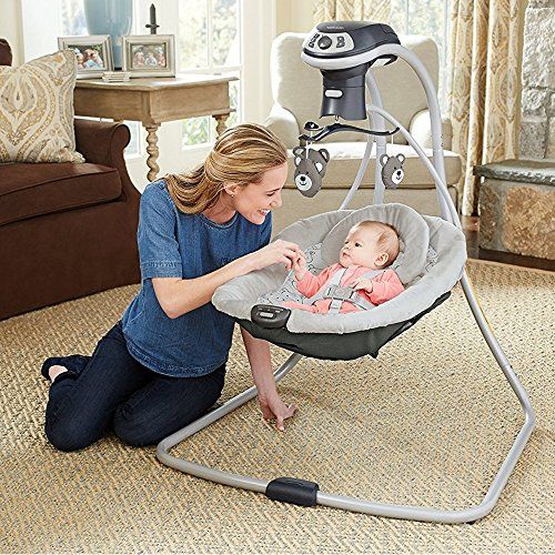 Photo 1 of Graco Simple Sway LX Baby Swing, Teddy
