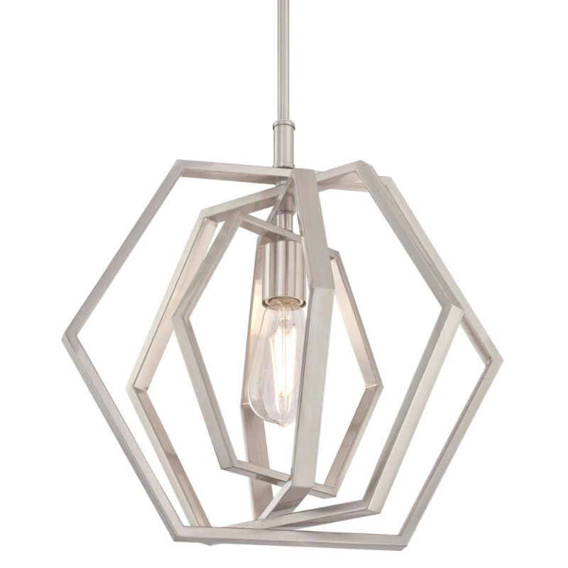 Photo 1 of 6369800 Pendant Light - Brushed Nickel - 15.75 in.
