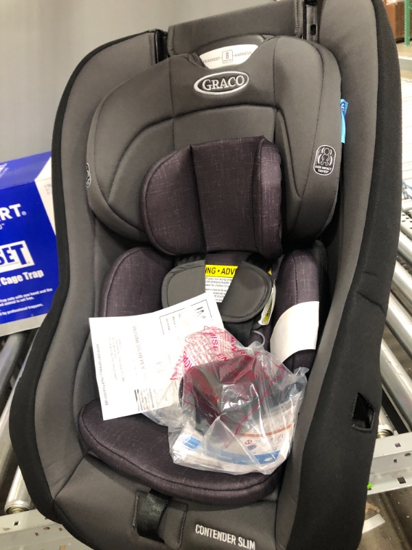 Photo 2 of Graco Contender Slim Convertible Car Seat in West Point Grey/black
