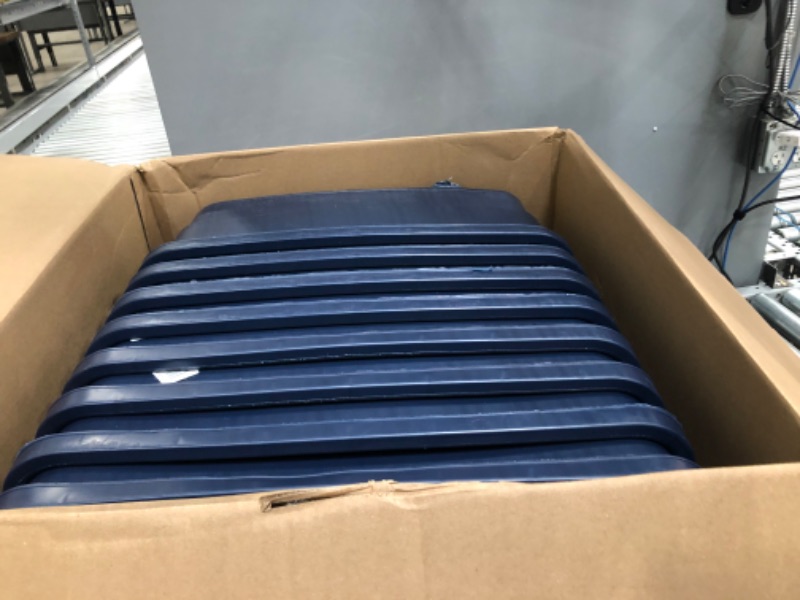 Photo 1 of 8 PACK OF NAVY BLUE PLASTIC CONTAINERS