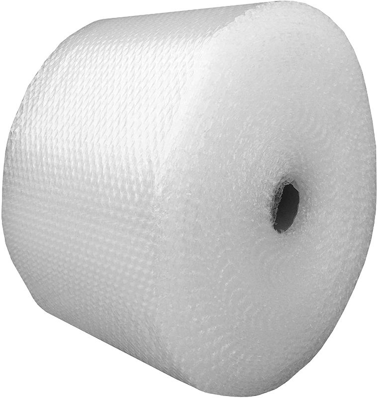 Photo 1 of Amazon Basics Perforated Bubble Cushioning Wrap - Small 3/16", 12-Inch x 175-Foot Long Roll