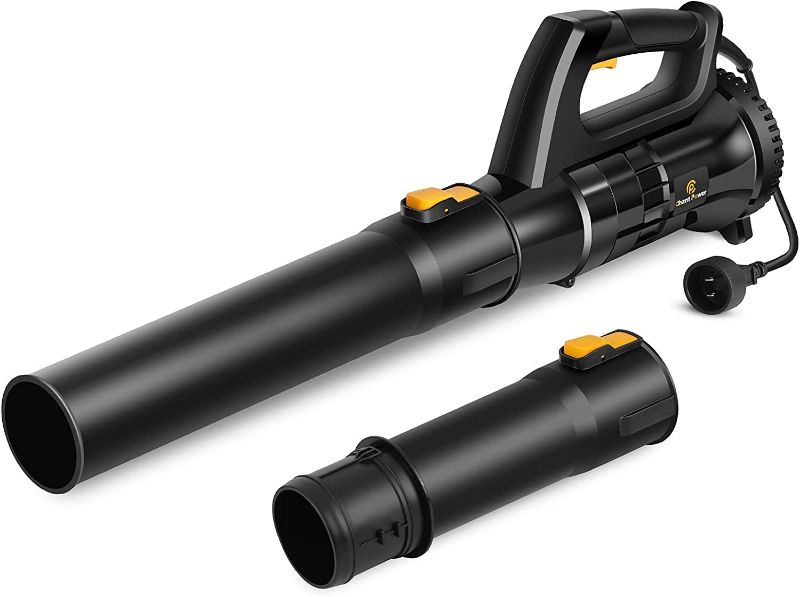 Photo 1 of Leaf Blower, Lawn Blower Electric with 6+Max Variable Speeds, Quick Installation and 2-Section Tube Design,135MPH/600CFM, C P CHANTPOWER Unable to test **
