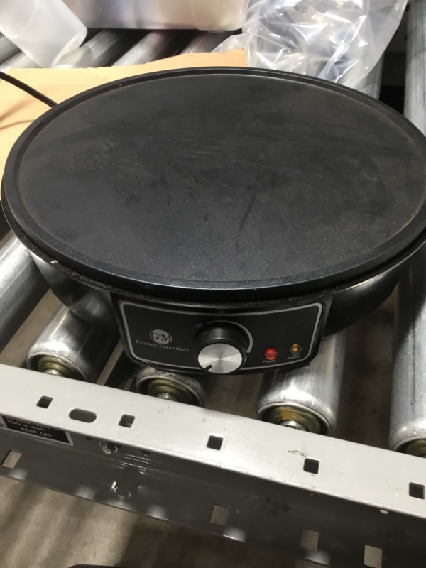 Photo 2 of Crepe Maker Machine Pancake Griddle – Nonstick 12” Electric Griddle