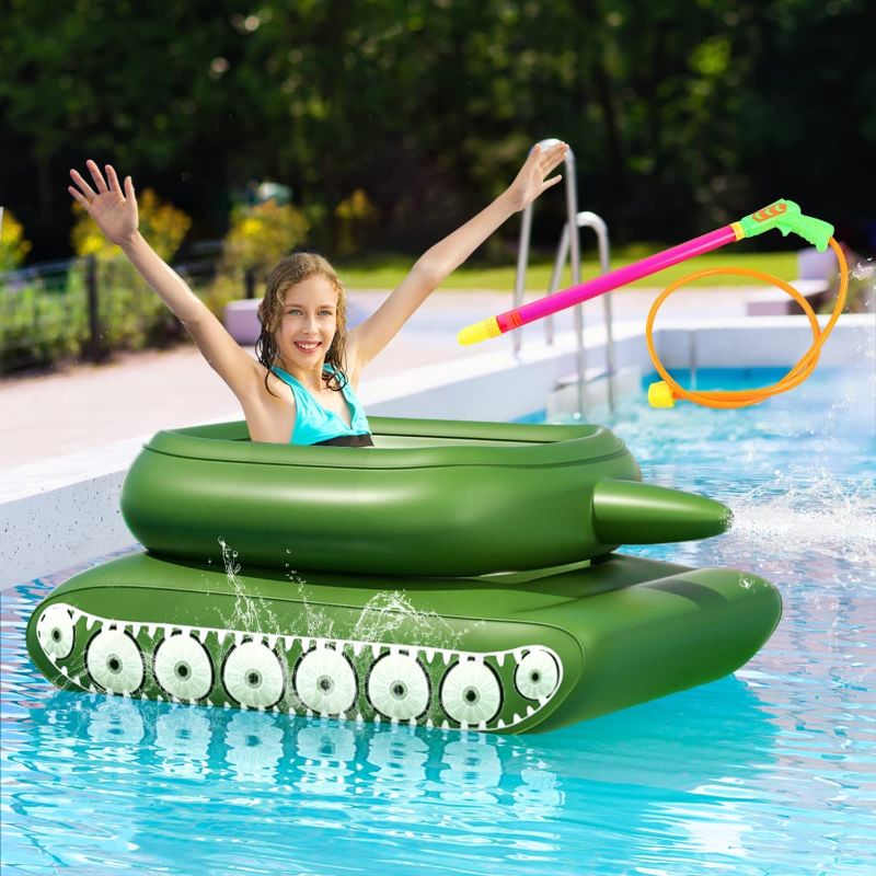 Photo 1 of ginkago water spray tank suit  Inflatable Pool Floats