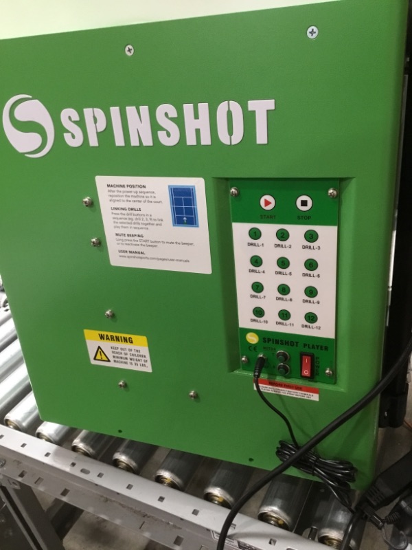 Photo 2 of Spinshot-Player Tennis Ball Machine (Best Seller Ball Machine in the World)