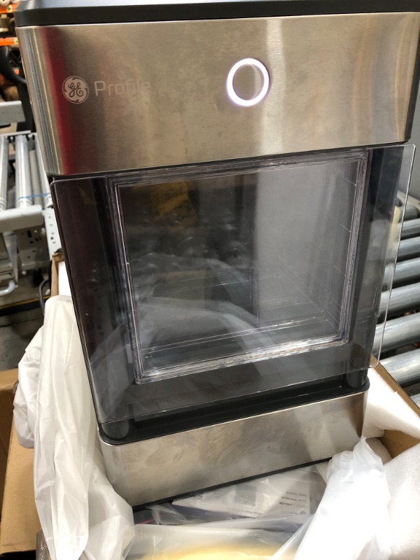 Photo 2 of GE Profile Opal 2.0 | Countertop Nugget Ice Maker with Side Tank | Ice Machine with WiFi Connectivity | Smart Home Kitchen Essentials | Stainless Steel
