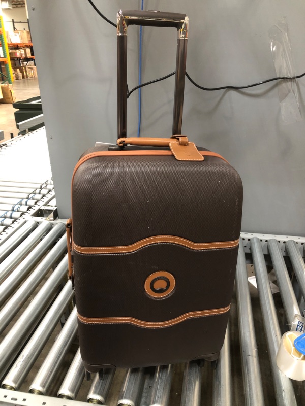 Photo 2 of **MISSING KEY** DELSEY Paris Chatelet Hardside Luggage with Spinner Wheels, Chocolate Brown, Carry-on 21 Inch, with Brake
