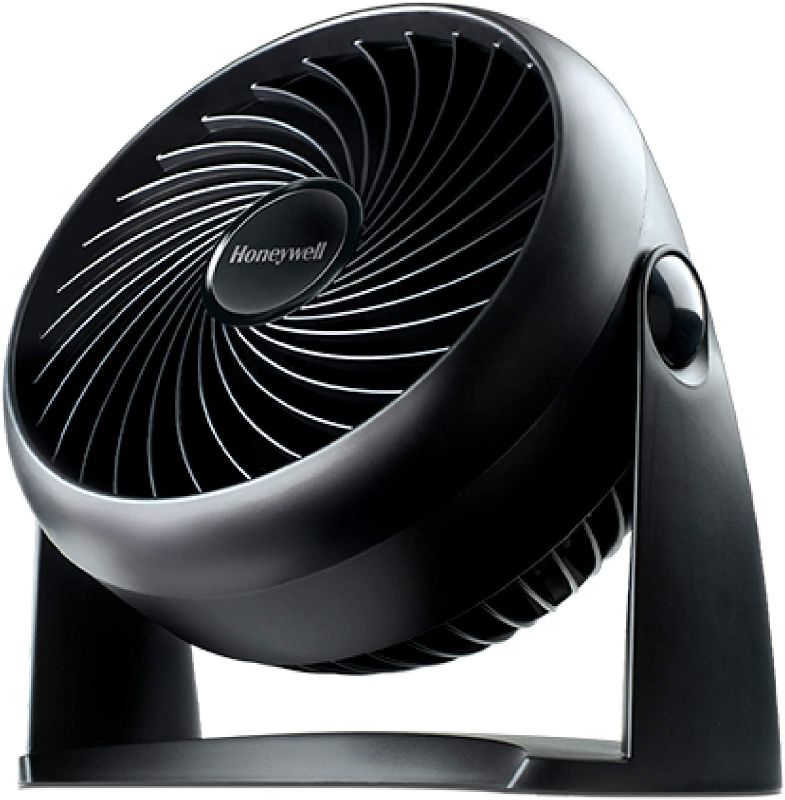 Photo 1 of **FAN IS BROKEN OFF THE STAND BUT STILL TURNS ON** Honeywell HT-900 TurboForce Air Circulator Fan Black, Small
