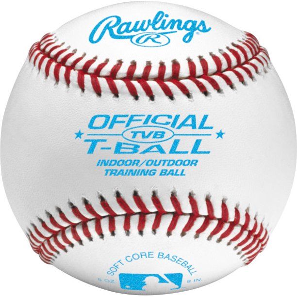 Photo 1 of (12 Pack) Rawlings 6U Official League TVB Soft T-Balls
